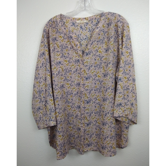 Pretty Fun 2 Fun Floral Top - Picture 1 of 4